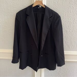Divided by H&M Black Oversized Blazer - Size S